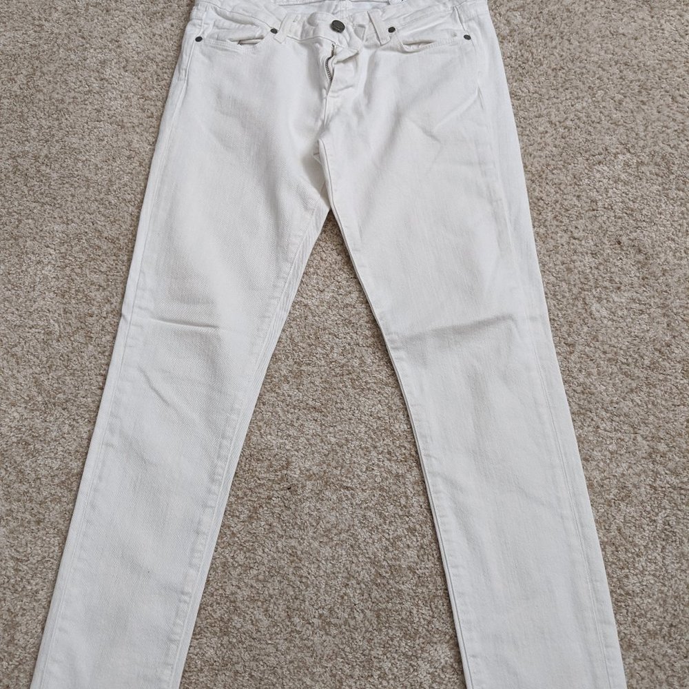 Paige - Skyline Ankle Peg Jeans Size 28 White